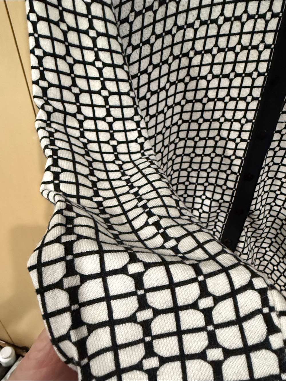 august silk Black & White Geometric Button-Up Top - Picture 2 of 7